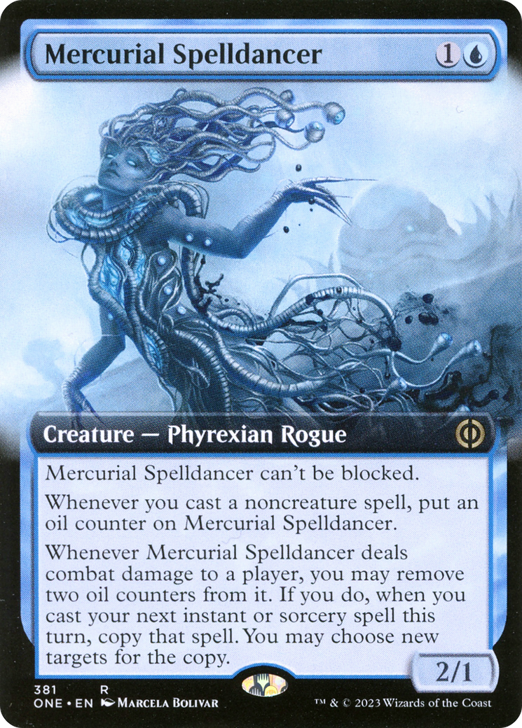 Mercurial Spelldancer (Extended Art) [Phyrexia: All Will Be One] | Exor Games Dartmouth