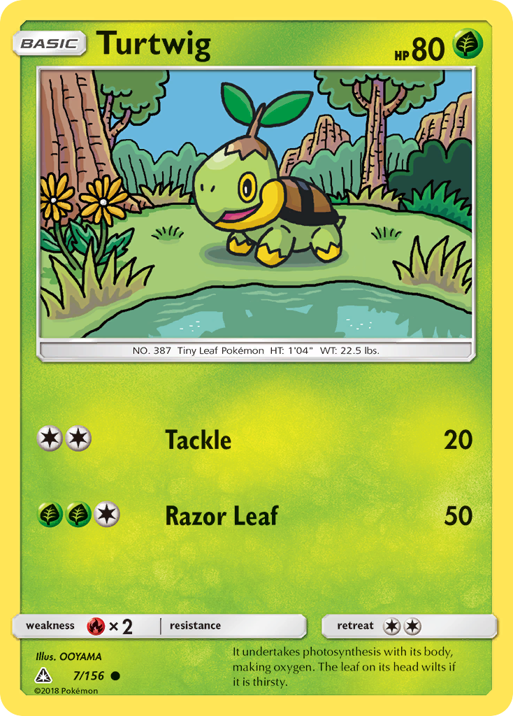 Turtwig (7/156) [Sun & Moon: Ultra Prism] | Exor Games Dartmouth