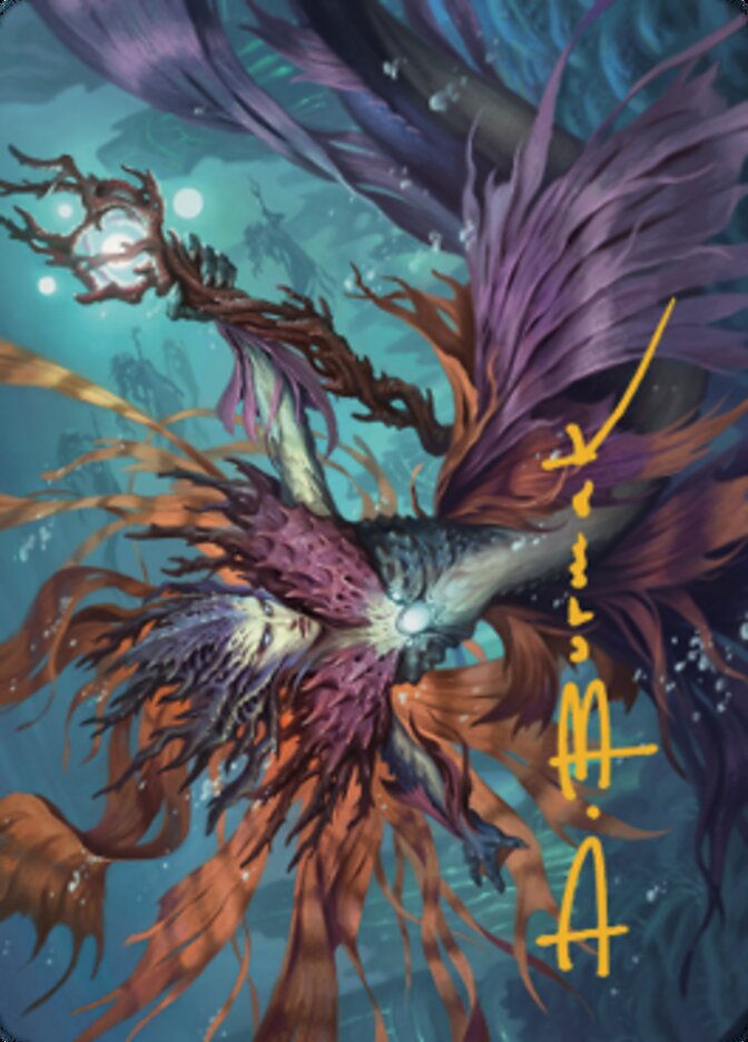 Vodalian Hexcatcher Art Card (Gold-Stamped Signature) [Dominaria United Art Series] | Exor Games Dartmouth