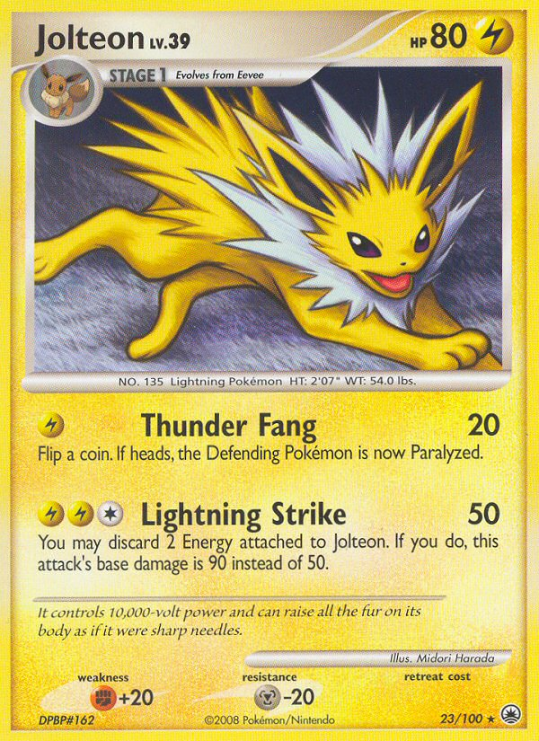 Jolteon (23/100) [Diamond & Pearl: Majestic Dawn] | Exor Games Dartmouth