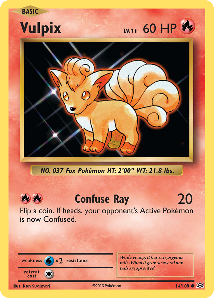 Vulpix (14/108) [XY: Evolutions] | Exor Games Dartmouth