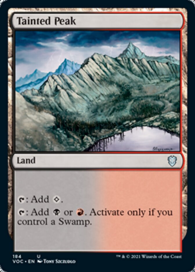 Tainted Peak [Innistrad: Crimson Vow Commander] | Exor Games Dartmouth