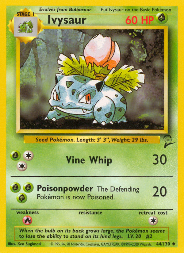 Ivysaur (44/130) [Base Set 2] | Exor Games Dartmouth