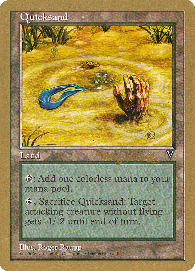 Quicksand (Randy Buehler) [World Championship Decks 1998] | Exor Games Dartmouth