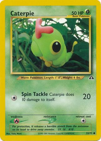 Caterpie (53/75) [Neo Discovery Unlimited] | Exor Games Dartmouth