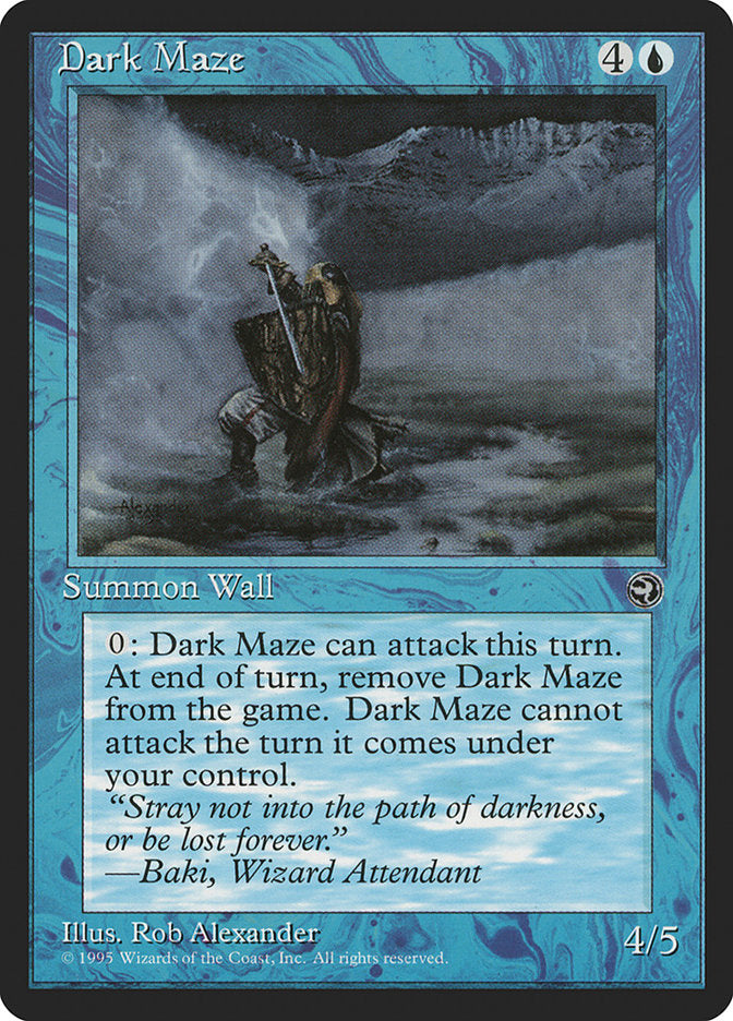 Dark Maze (Baki Flavor Text) [Homelands] | Exor Games Dartmouth