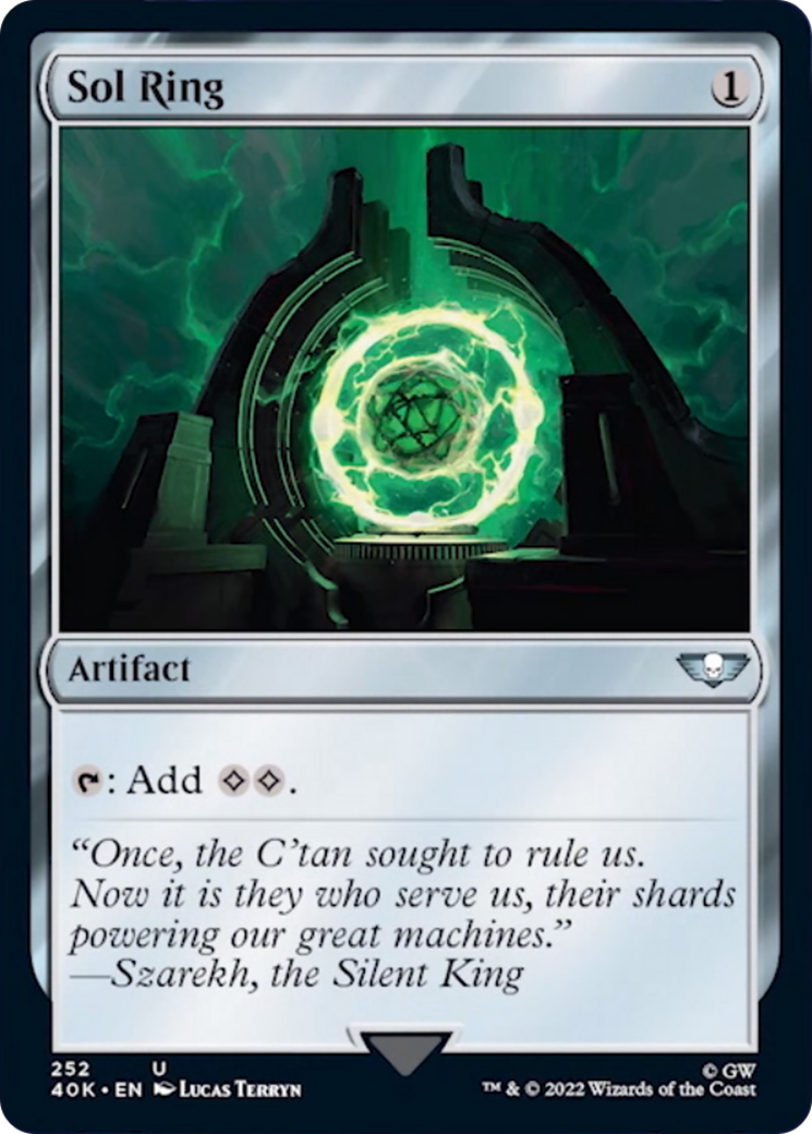 Sol Ring (252) [Universes Beyond: Warhammer 40,000] | Exor Games Dartmouth