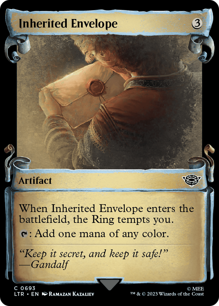 Inherited Envelope [The Lord of the Rings: Tales of Middle-Earth Showcase Scrolls] | Exor Games Dartmouth
