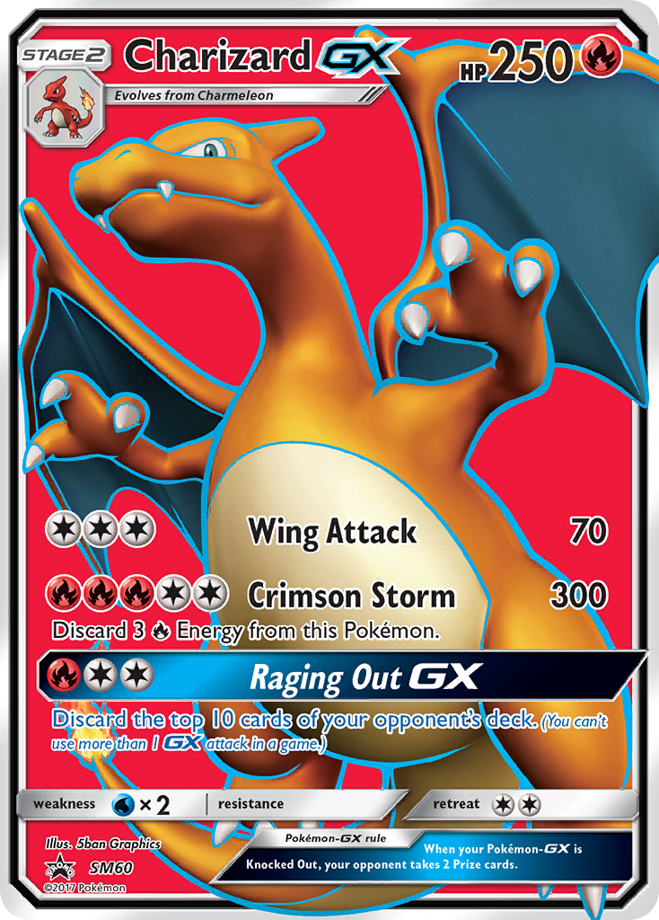 Charizard GX (SM60) (Jumbo Card) [Sun & Moon: Black Star Promos] | Exor Games Dartmouth