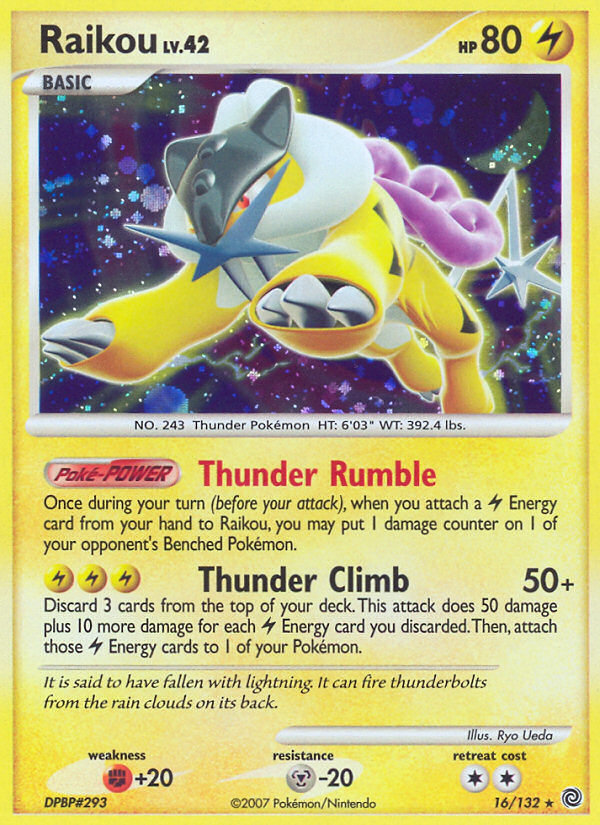 Raikou (16/132) [Diamond & Pearl: Secret Wonders] | Exor Games Dartmouth