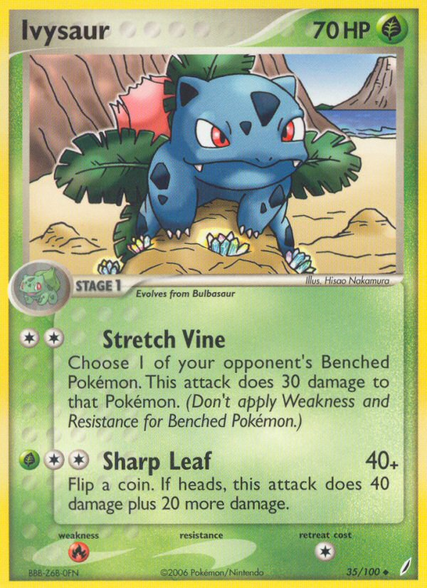 Ivysaur (35/100) [EX: Crystal Guardians] | Exor Games Dartmouth