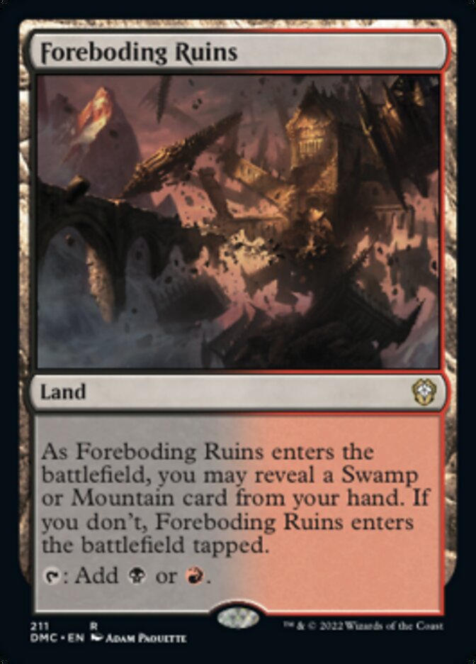 Foreboding Ruins [Dominaria United Commander] | Exor Games Dartmouth