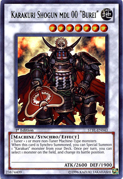 Karakuri Shogun mdl 00 Burei [STBL-EN043] Ultra Rare | Exor Games Dartmouth