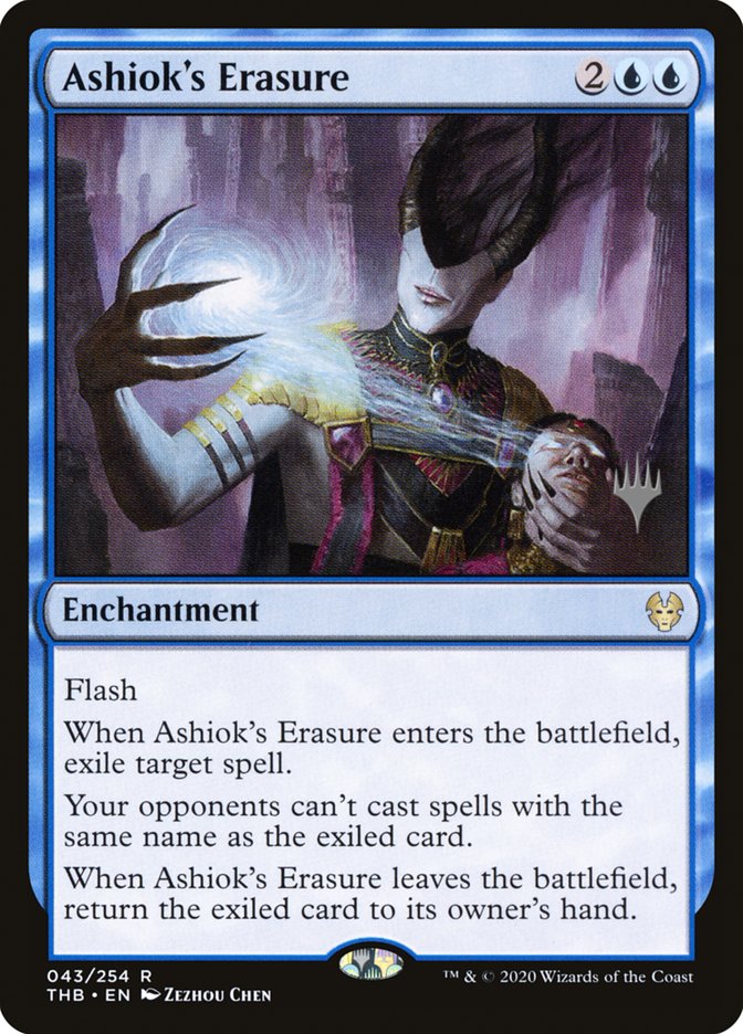 Ashiok's Erasure (Promo Pack) [Theros Beyond Death Promos] | Exor Games Dartmouth