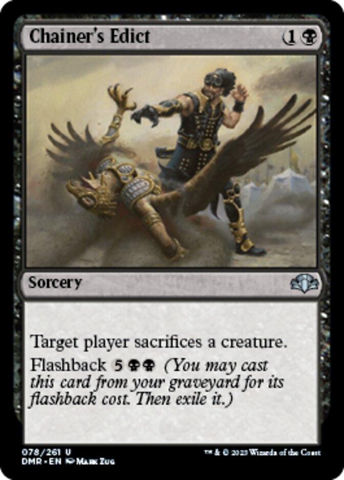 Chainer's Edict [Dominaria Remastered] | Exor Games Dartmouth