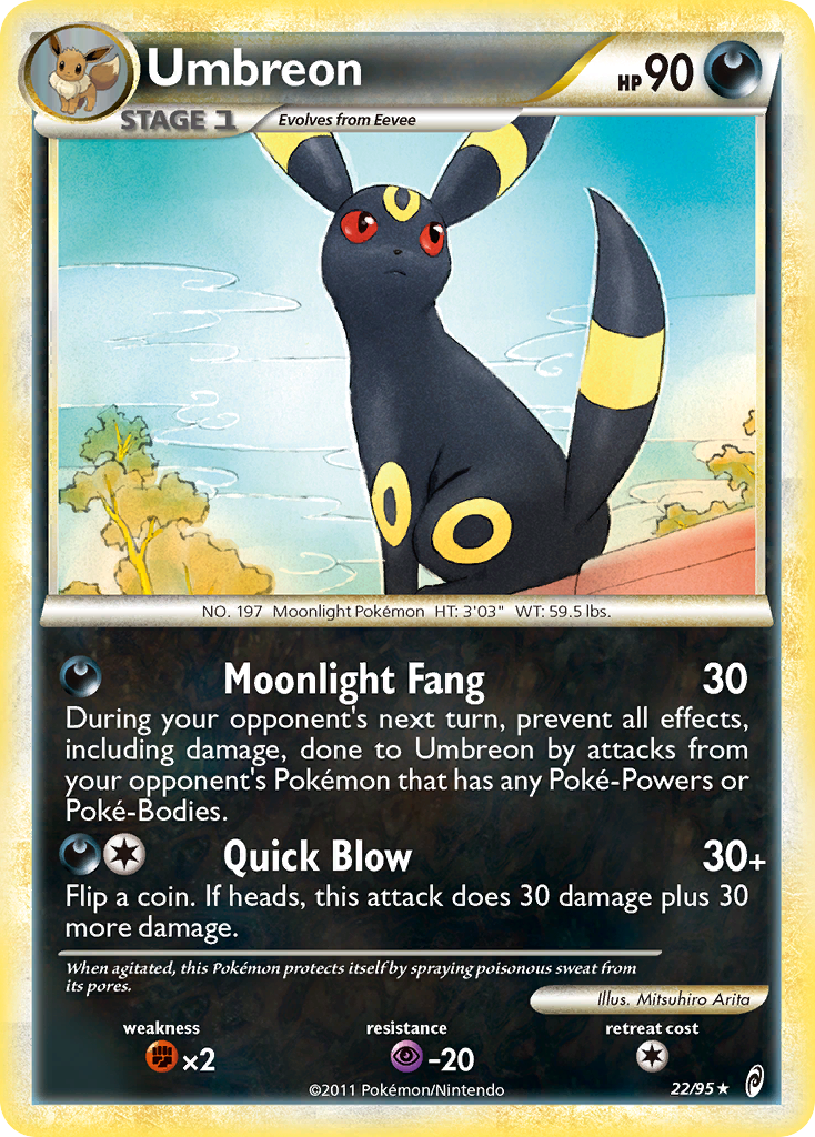 Umbreon (22/95) [HeartGold & SoulSilver: Call of Legends] | Exor Games Dartmouth