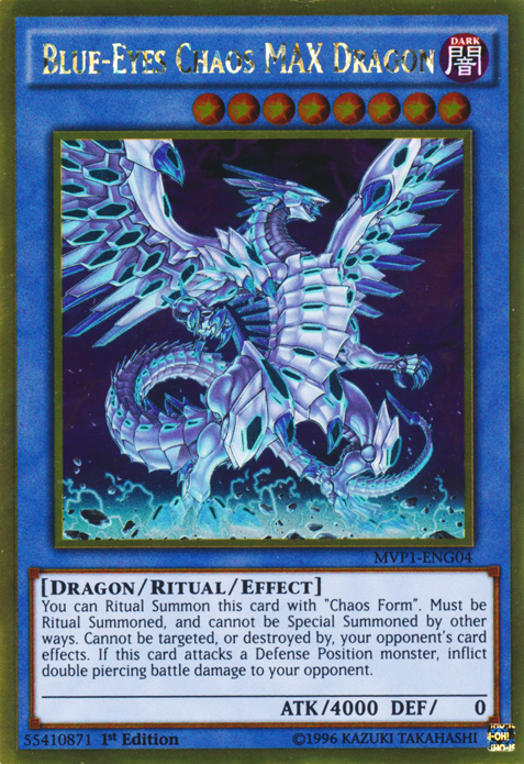 Blue-Eyes Chaos MAX Dragon [MVP1-ENG04] Gold Rare | Exor Games Dartmouth