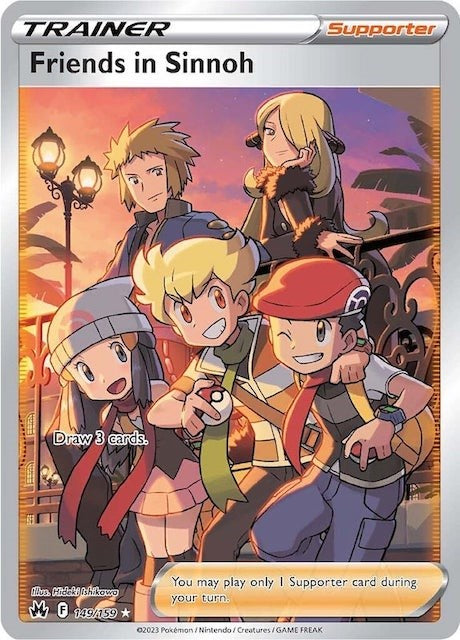 Friends in Sinnoh (149/159) (Full Art) [Sword & Shield: Crown Zenith] | Exor Games Dartmouth