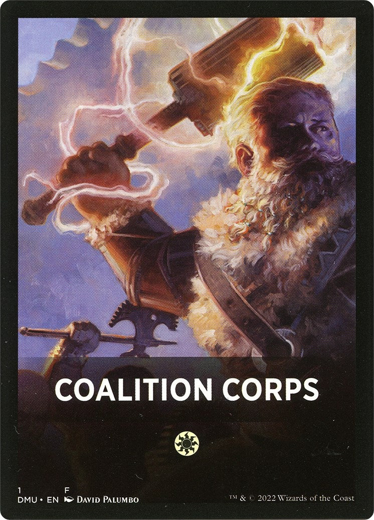 Coalition Corps Theme Card [Dominaria United Tokens] | Exor Games Dartmouth