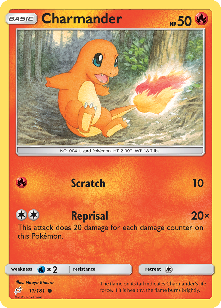 Charmander (11/181) [Sun & Moon: Team Up] | Exor Games Dartmouth