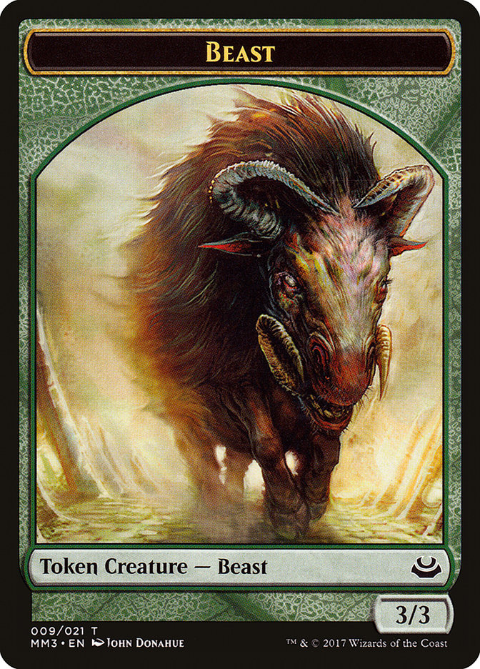 Beast (009/021) [Modern Masters 2017 Tokens] | Exor Games Dartmouth