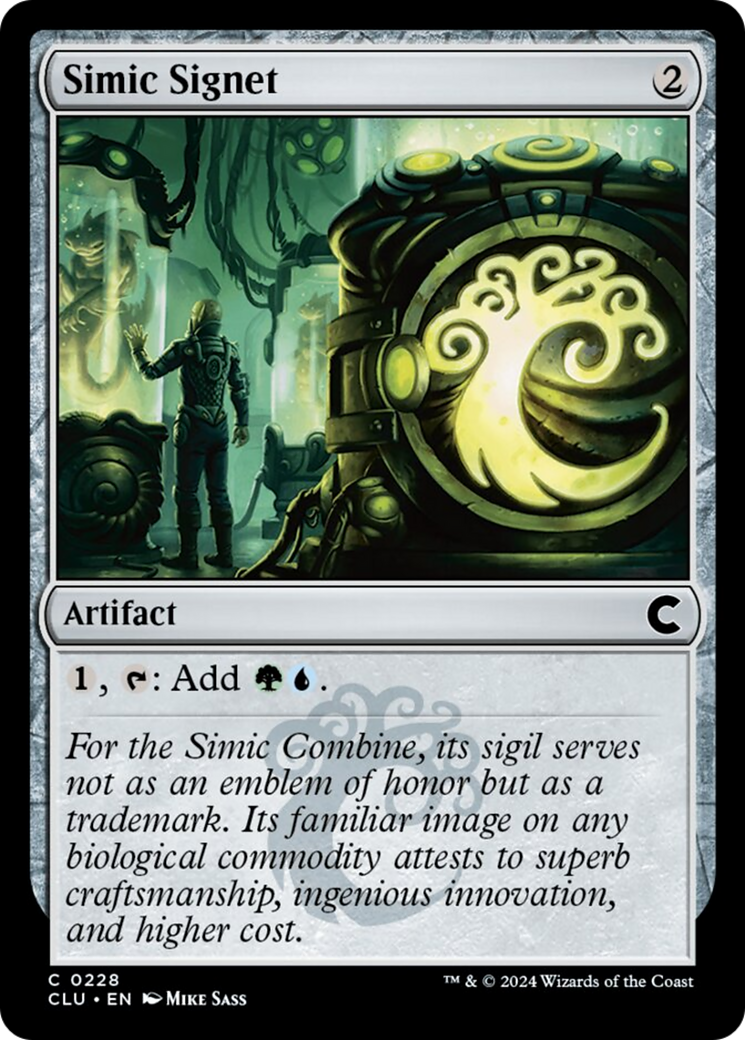 Simic Signet [Ravnica: Clue Edition] | Exor Games Dartmouth