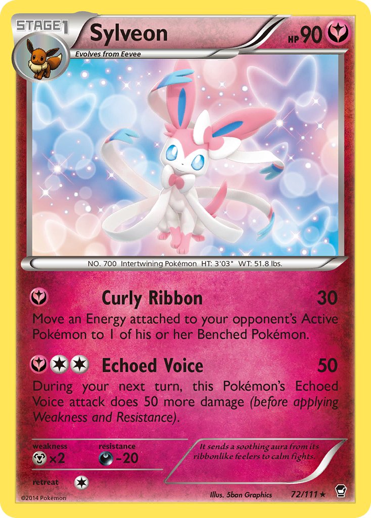 Sylveon (72/111) (Theme Deck Exclusive) [XY: Furious Fists] | Exor Games Dartmouth