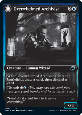 Overwhelmed Archivist // Archive Haunt [Innistrad: Double Feature] | Exor Games Dartmouth