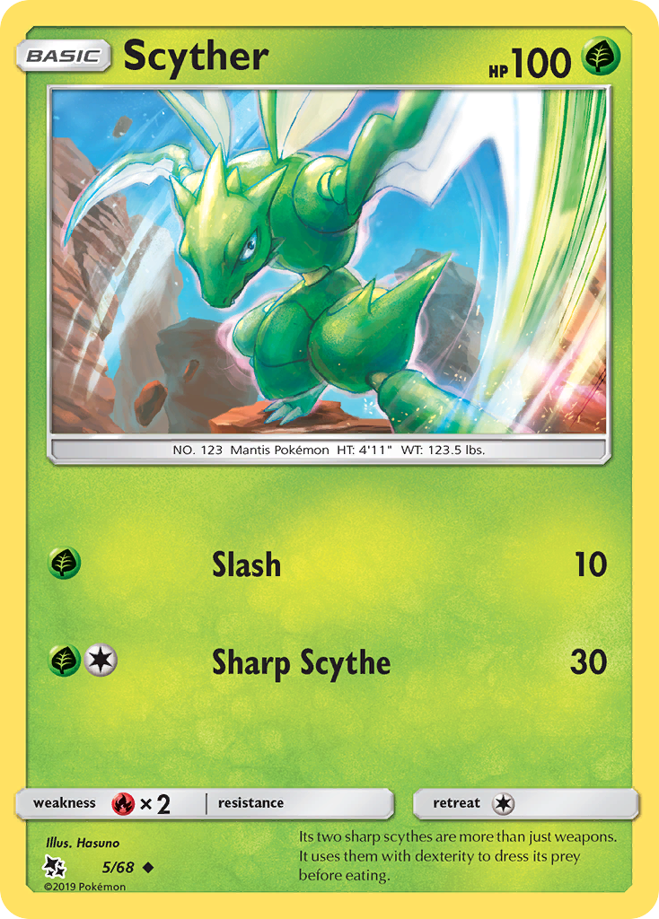 Scyther (5/68) [Sun & Moon: Hidden Fates] | Exor Games Dartmouth