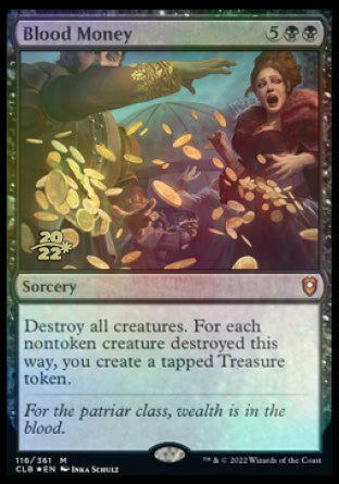 Blood Money [Commander Legends: Battle for Baldur's Gate Prerelease Promos] | Exor Games Dartmouth