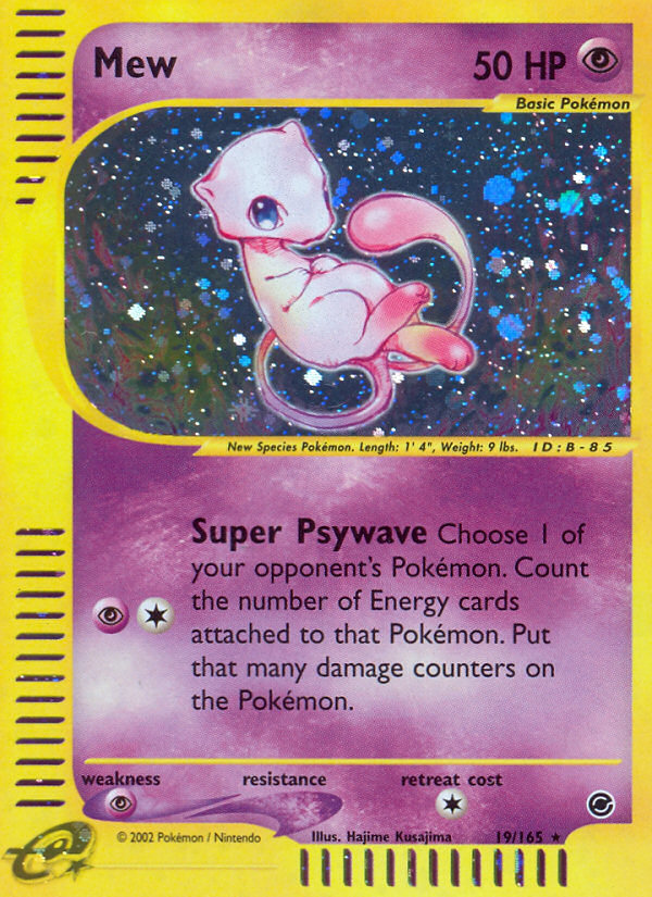 Mew (19/165) [Expedition: Base Set] | Exor Games Dartmouth