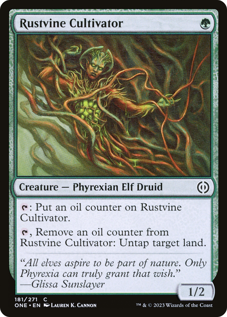 Rustvine Cultivator [Phyrexia: All Will Be One] | Exor Games Dartmouth