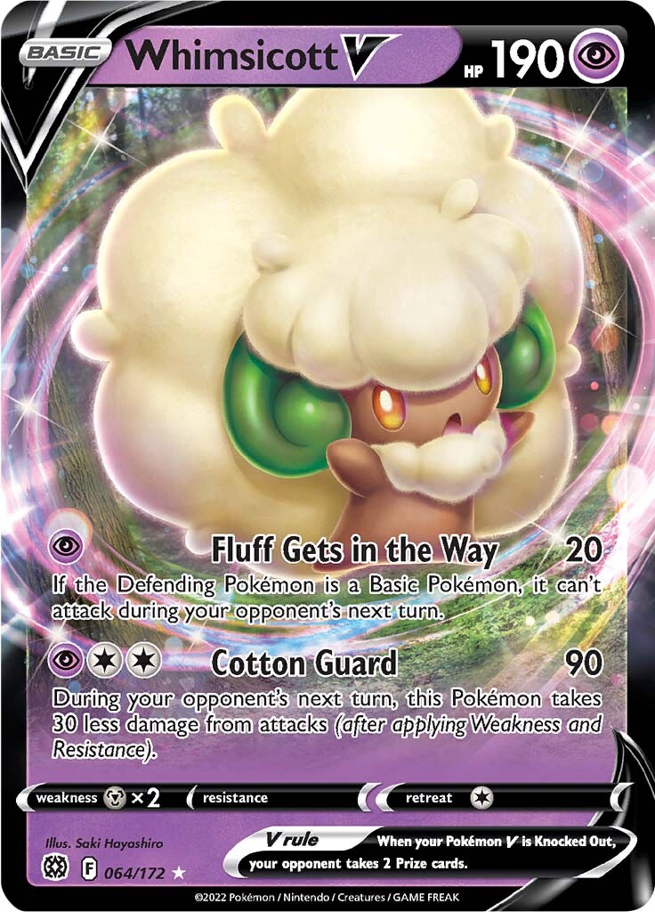 Whimsicott V (064/172) [Sword & Shield: Brilliant Stars] | Exor Games Dartmouth