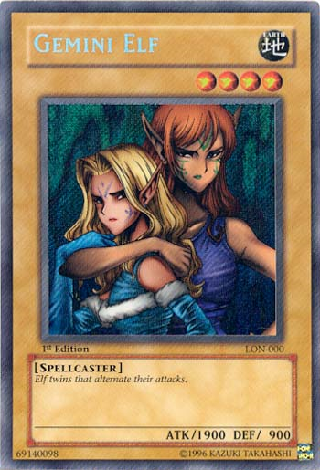 Gemini Elf [LON-000] Secret Rare | Exor Games Dartmouth