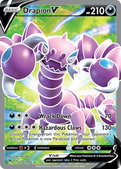 Drapion V (175/185) [Sword & Shield: Vivid Voltage] | Exor Games Dartmouth