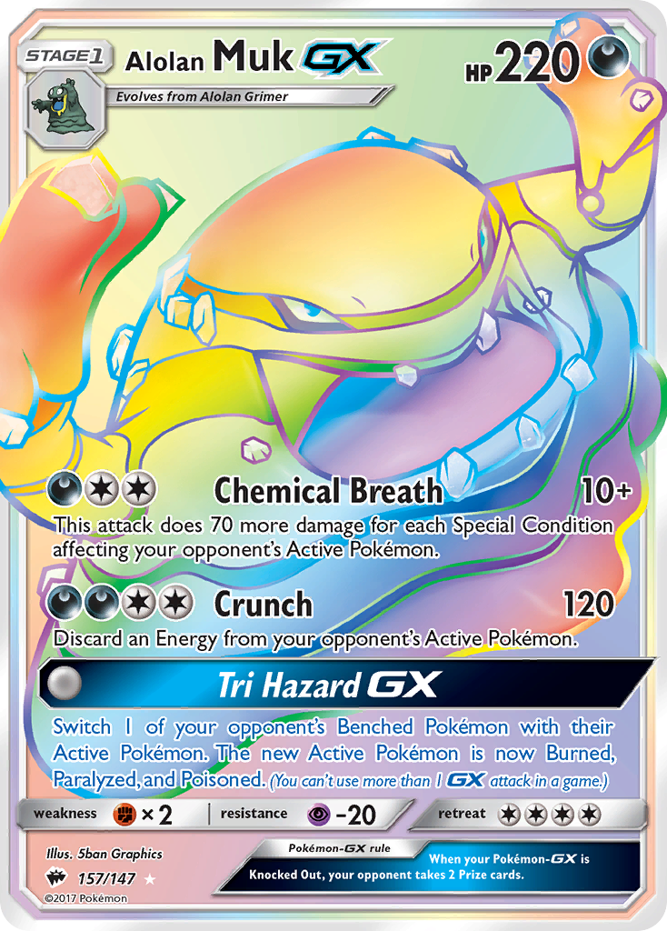 Alolan Muk GX (157/147) [Sun & Moon: Burning Shadows] | Exor Games Dartmouth