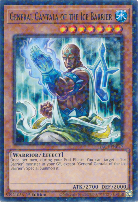 General Gantala of the Ice Barrier (Duel Terminal) [HAC1-EN049] Common | Exor Games Dartmouth
