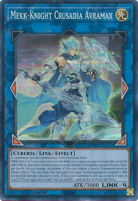 Mekk-Knight Crusadia Avramax [MAZE-EN054] Super Rare | Exor Games Dartmouth