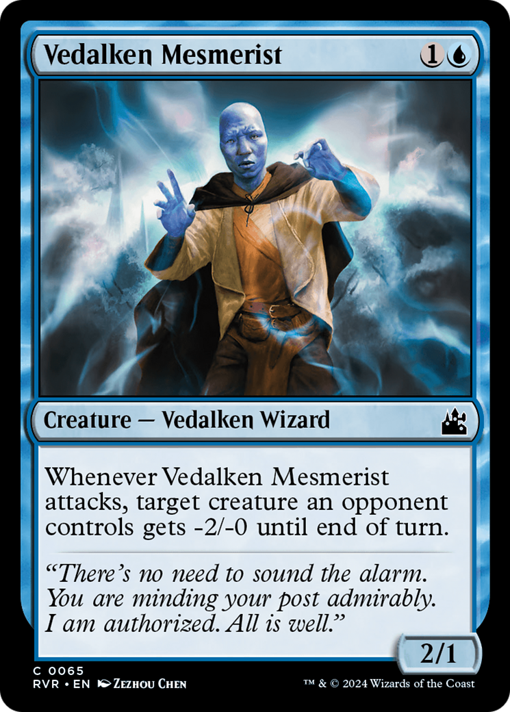 Vedalken Mesmerist [Ravnica Remastered] | Exor Games Dartmouth