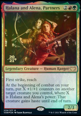 Halana and Alena, Partners [Innistrad: Crimson Vow Prerelease Promos] | Exor Games Dartmouth