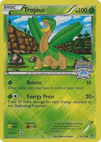 Tropius (5/101) (National Championship Promo) [Black & White: Plasma Blast] | Exor Games Dartmouth