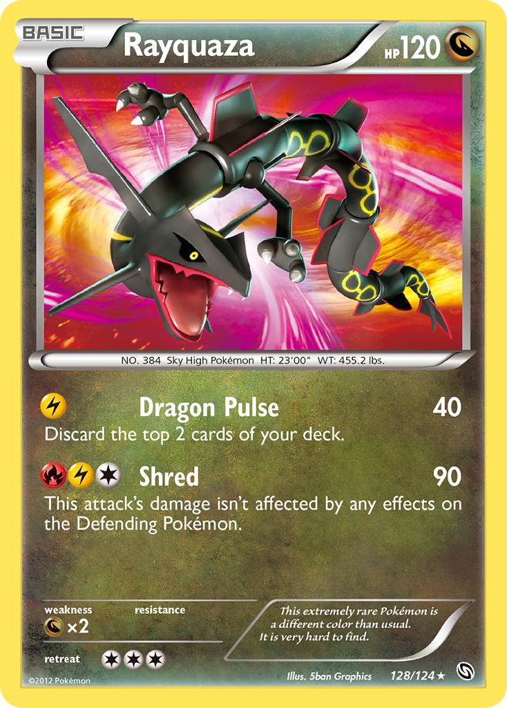 Rayquaza (128/124) [Black & White: Dragons Exalted] | Exor Games Dartmouth