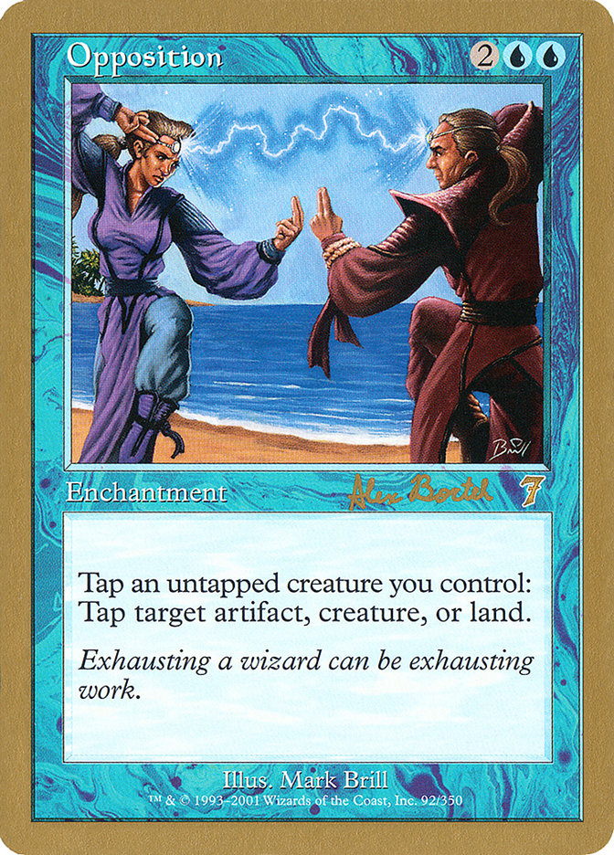 Opposition (Alex Borteh) [World Championship Decks 2001] | Exor Games Dartmouth
