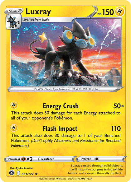 Luxray (051/172) [Sword & Shield: Brilliant Stars] | Exor Games Dartmouth