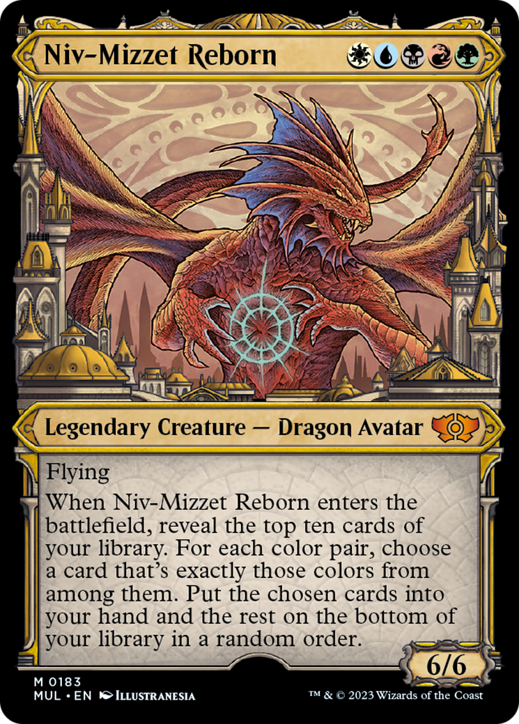 Niv-Mizzet Reborn (Halo Foil) [Multiverse Legends] | Exor Games Dartmouth