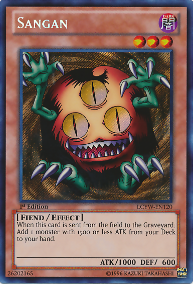 Sangan [LCYW-EN120] Secret Rare | Exor Games Dartmouth