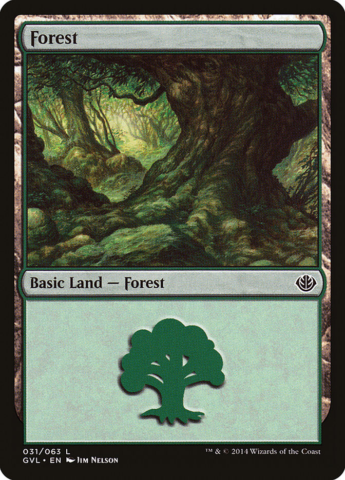 Forest (31) (Garruk vs. Liliana) [Duel Decks Anthology] | Exor Games Dartmouth