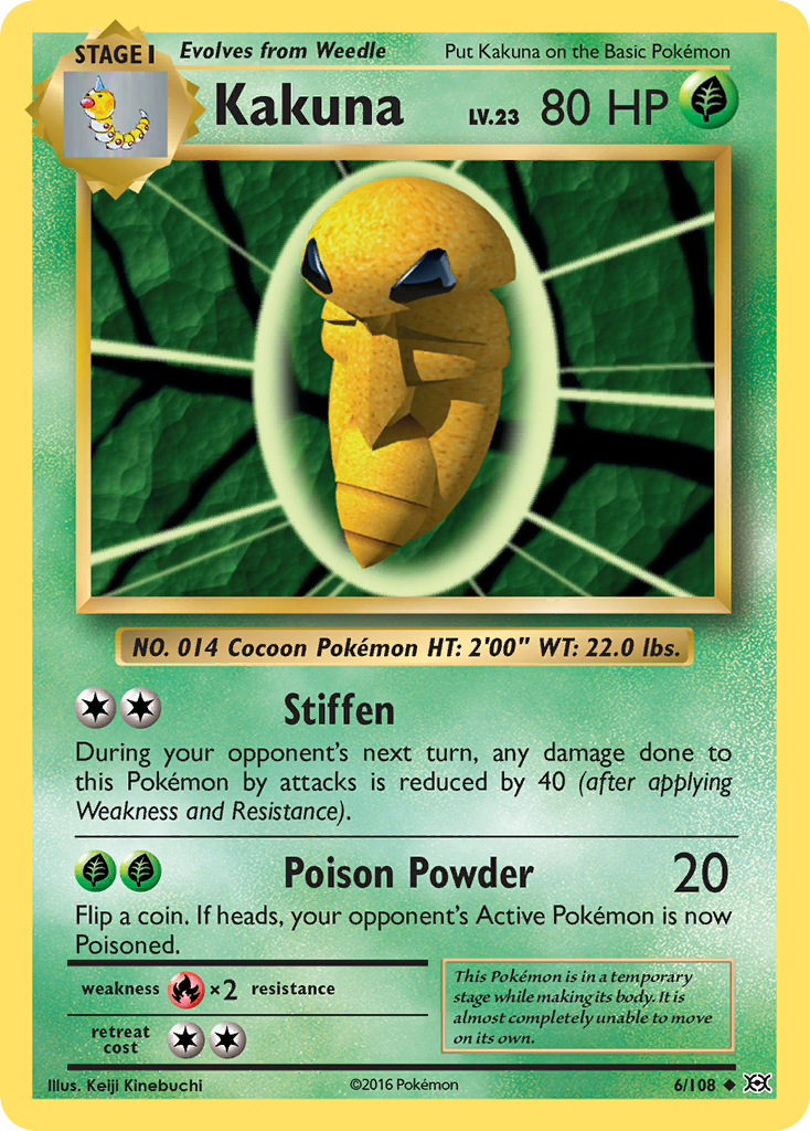 Kakuna (6/108) [XY: Evolutions] | Exor Games Dartmouth