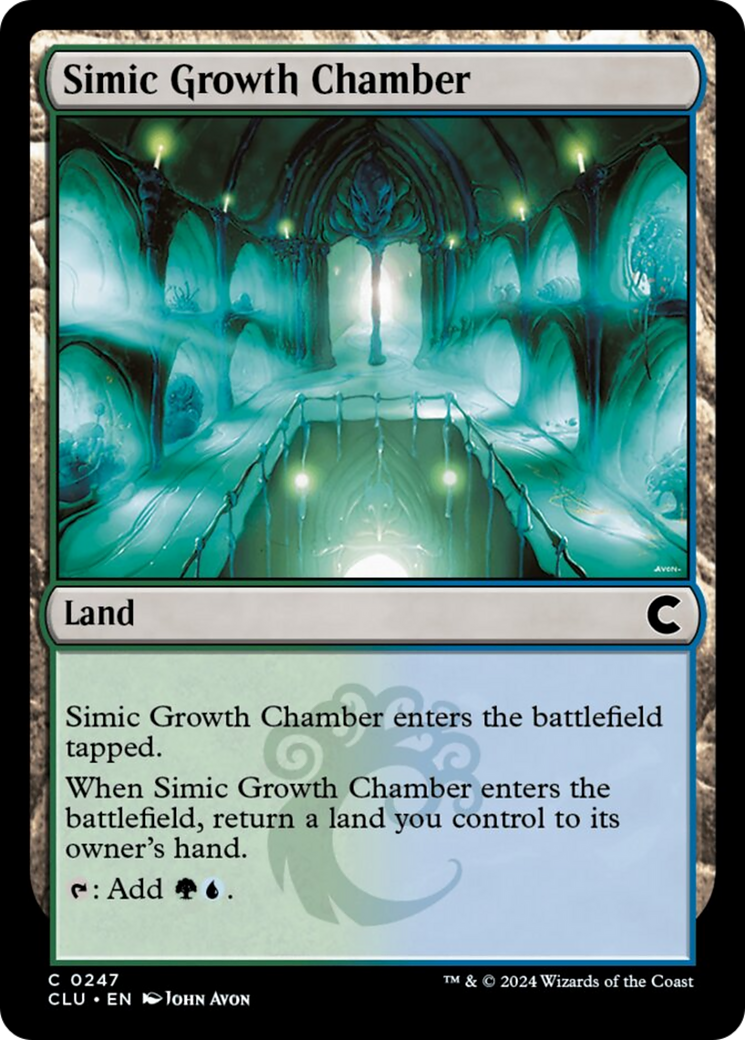 Simic Growth Chamber [Ravnica: Clue Edition] | Exor Games Dartmouth