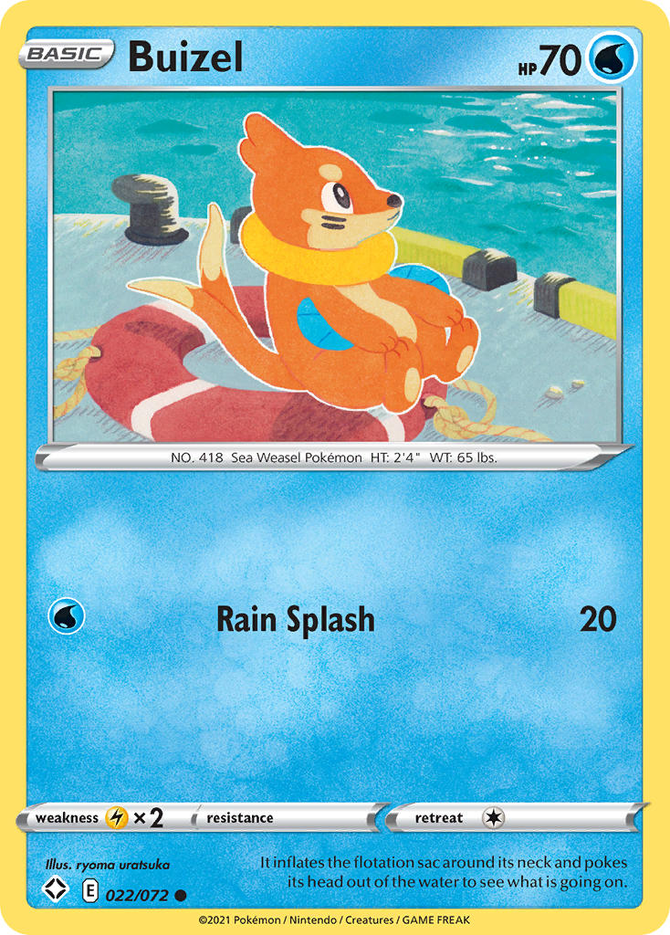 Buizel (022/072) [Sword & Shield: Shining Fates] | Exor Games Dartmouth